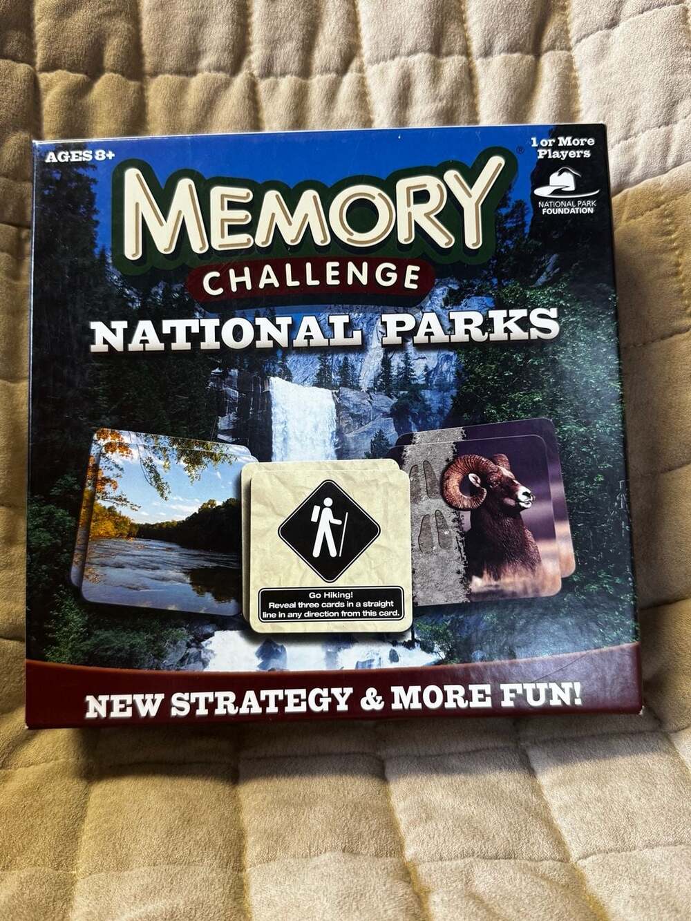 USAopoly Memory Challenge National Parks Board Game